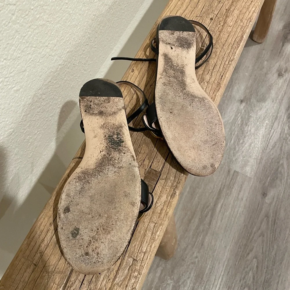 ORIGINAL black Gucci sandals - Picture 4 of 7